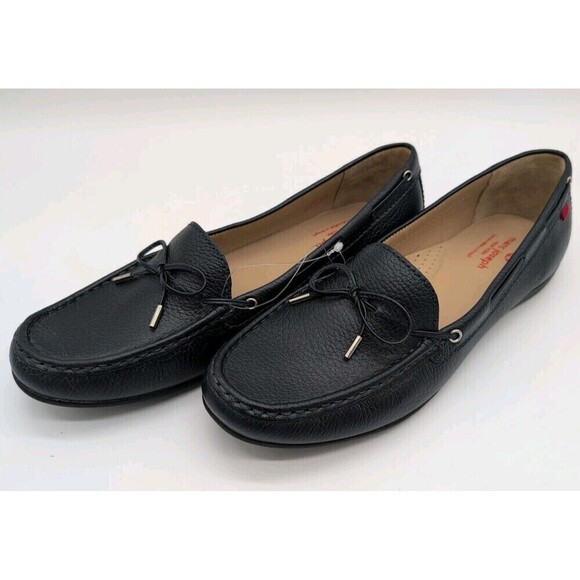 Marc Joseph Shoes - Marc Joseph New York Diana St Flat Slip-On Moc toe Faux Lace Loafers Leather 12